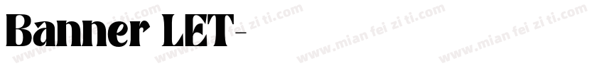 Banner LET字体转换